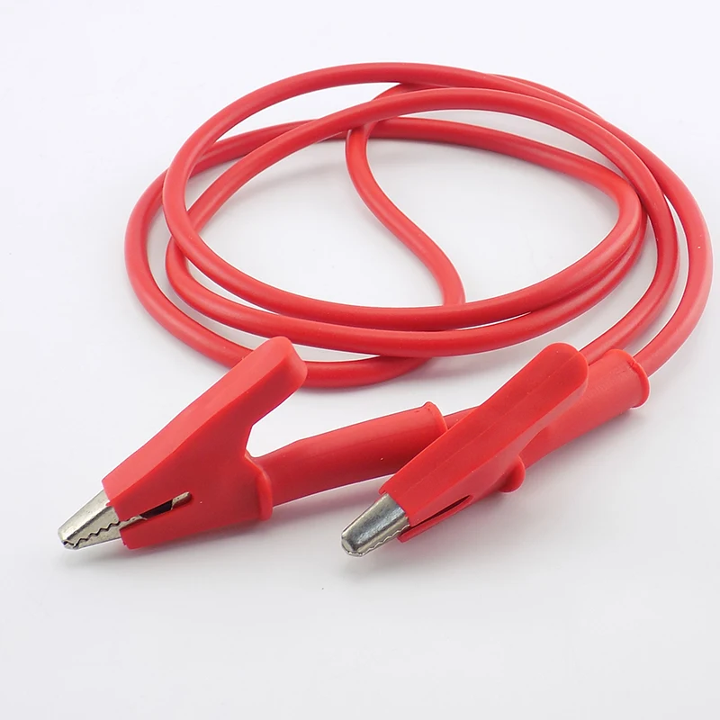 Alligator Clips Electric Test Clamp Test Clip Test Leads Electrical Clamp Dual Head Wire Jumper