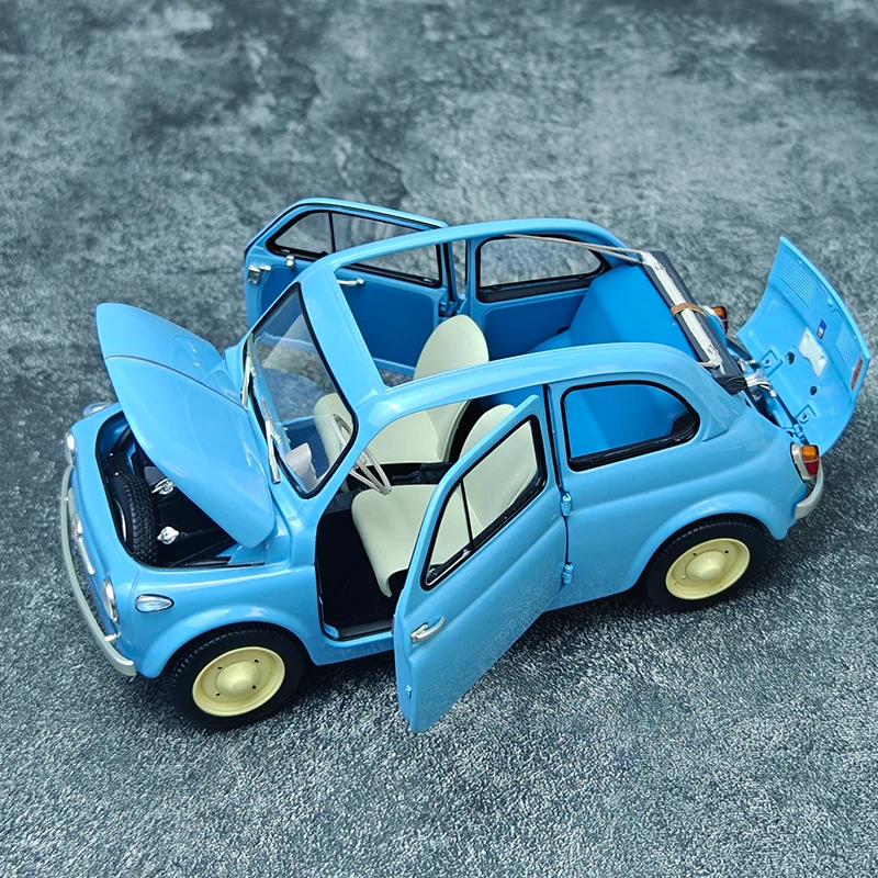 KYOSHO Diecast 1/18 Fiat Nuova 500 classic car model metal static