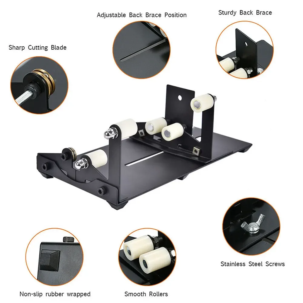 Adjustable Glass Bottle Cutter Kit 19Pcs DIY Crafting Recycle Tool Stainless Steel Square Round Glass Bottle Cutting Machine 5