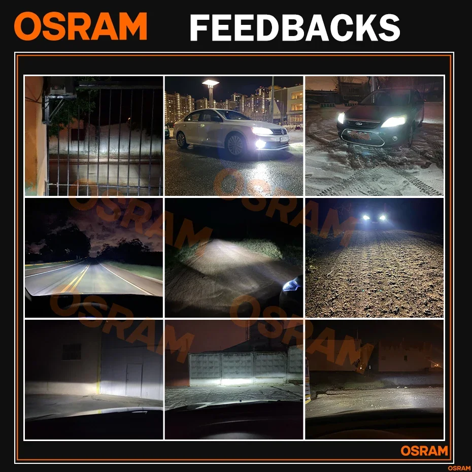 OSRAM Classic 2.0 H4 Led Car Headlight Bulbs H7 H1 LED Low Beam H8 H11 HB3 HB4 9005 9006 9012 LED Fog Light Lamp 6000K Mini Size