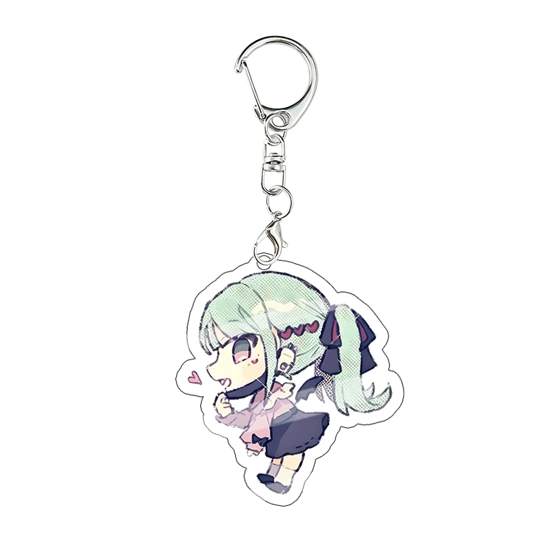 Kawaii Anime Cartoon Acrylic Keychain Pendant - Cute Bag Charm & Birthday Gift