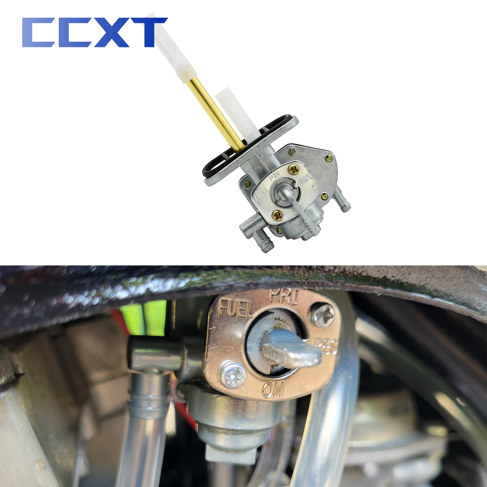 Fuel Petcock Switch For Yamaha Virago 750 XV750 1988 1997 3AL 24500 00 00 - Foto 10