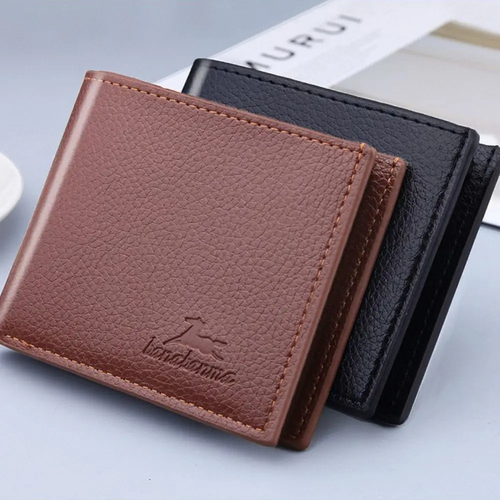 

Credit Card ID Card Holder Driver License Coins Purse Men Wallet Leather Money Case Slim Billfold Foldable Wallet