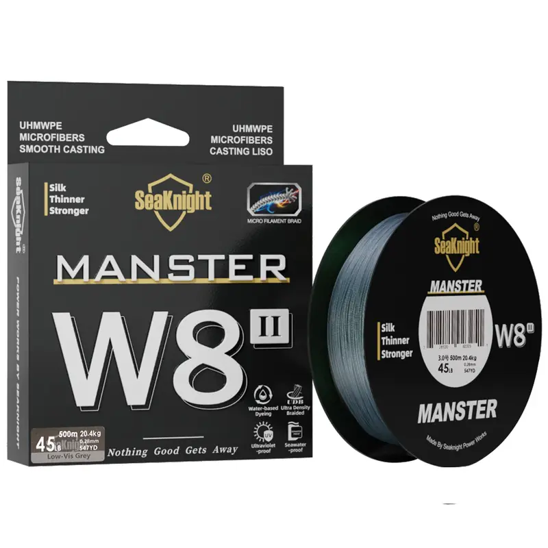 SeaKnight NEW MONSTER/MANSTER W8 II 150M 300M 500M 8 Strands Casting Braid Fishing Line 15LB-100LB Smooth Multifilament PE Line - Image 13