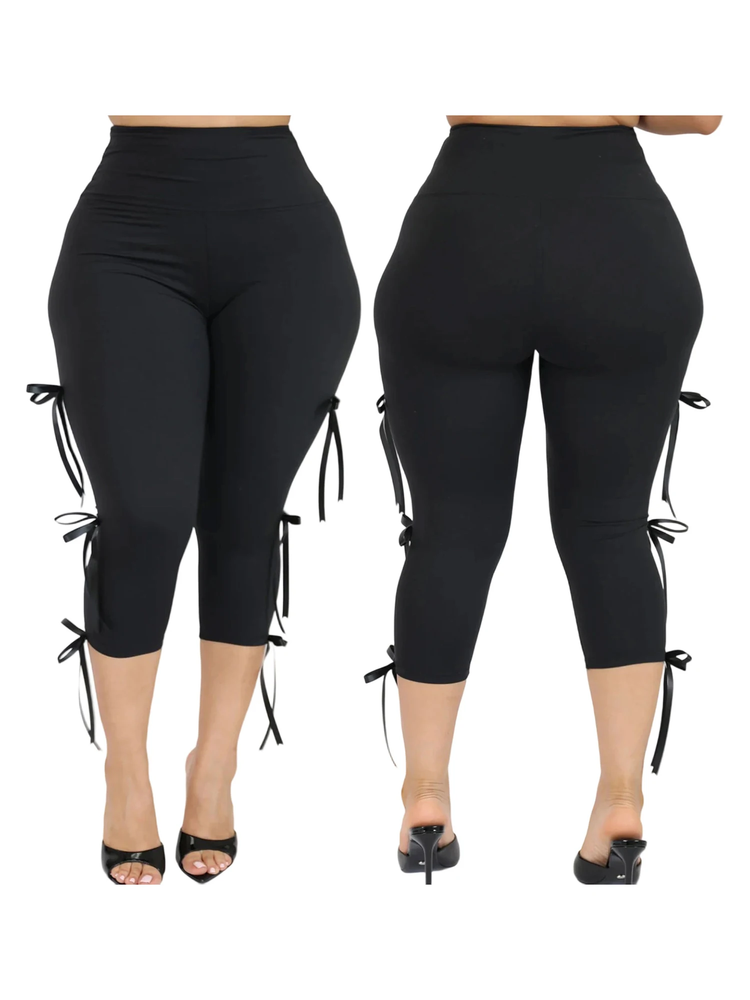 Women High Waist Wide Leg Palazzo Pants Drawstring Belted Loose Fit Trousers with Floral Print for Summer Beach Vacation