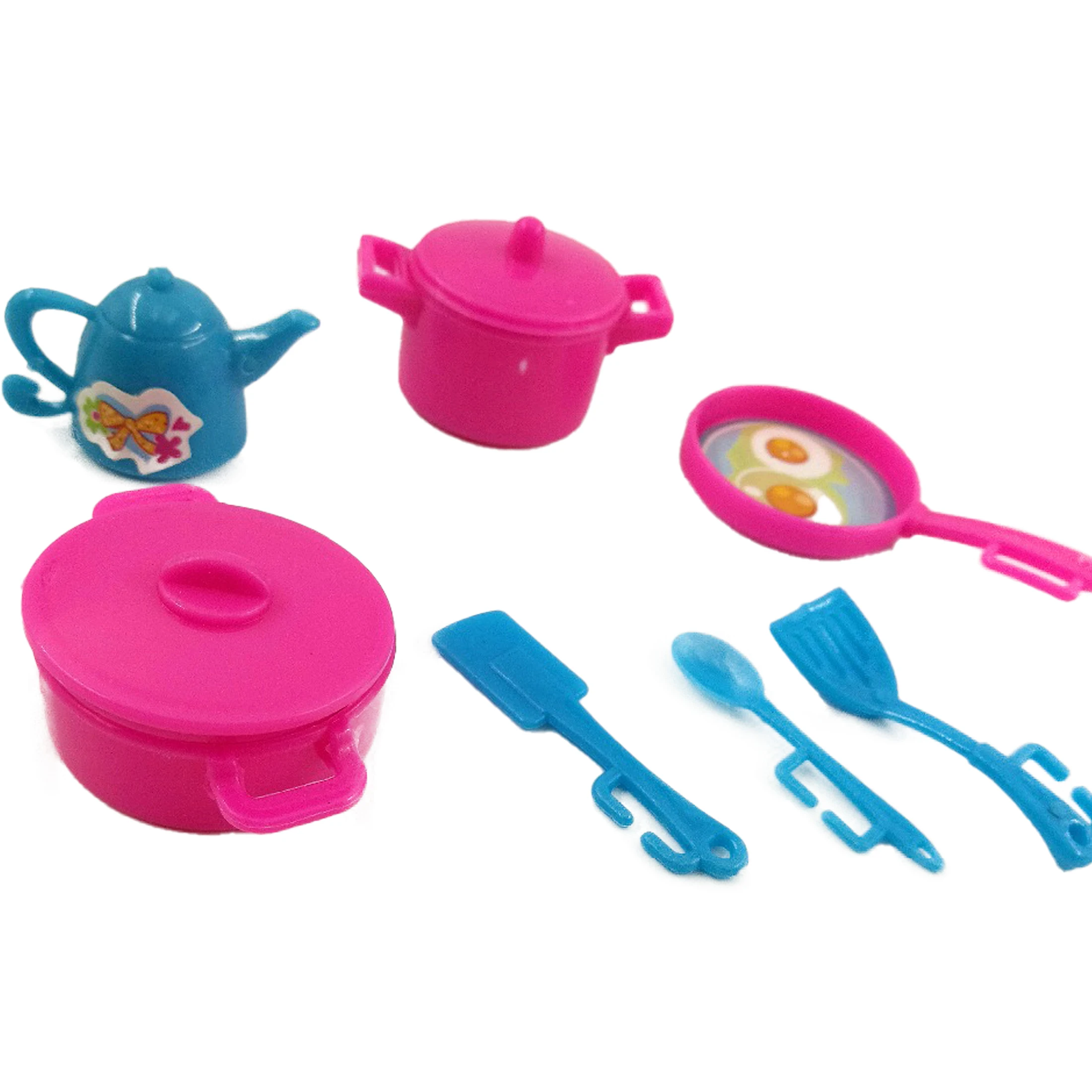 Лепка посуда для кукол