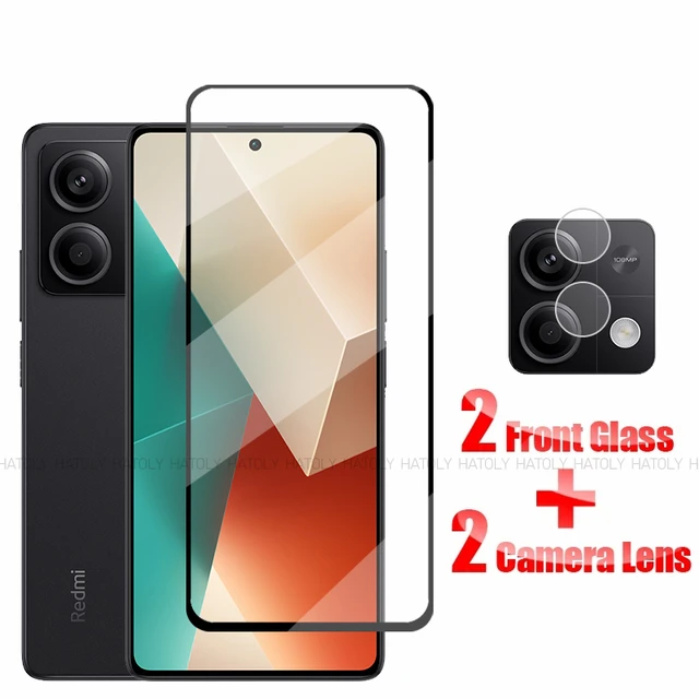 Protector de pantalla para Xiaomi Redmi Note 13 Pro 5G, Vidrio