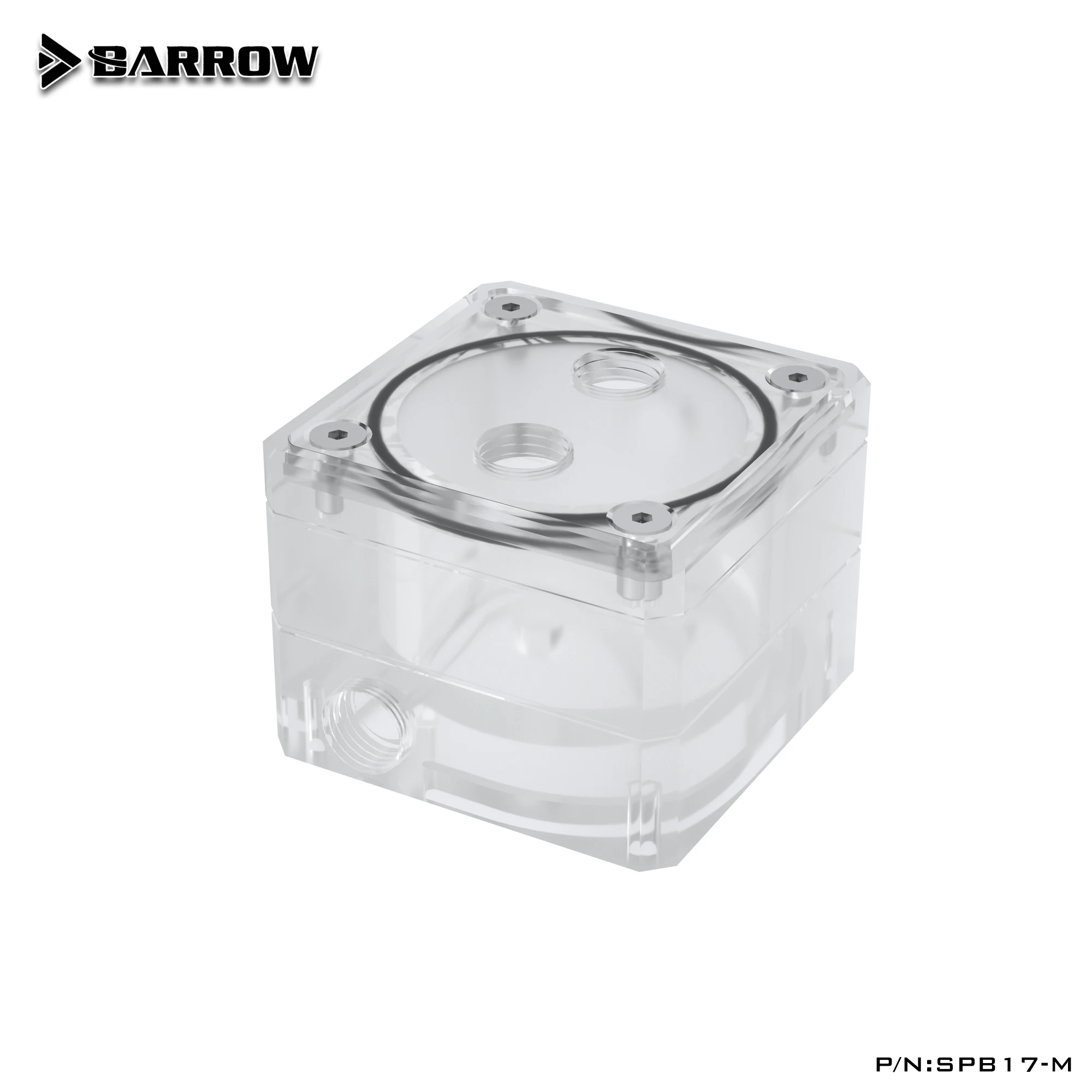 

Barrow Modified Pump Box Integrated, High-transmittance Acrylic Plate Mini Micro ITX Tank RGB Water Pump Expansion Kit SPB17-M