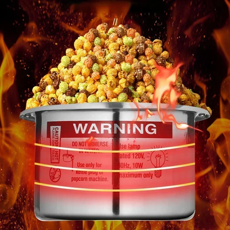 Popcorn Machine Stall Automatic Electric Heating Spherical Popcorn Machine Household Pop Corn