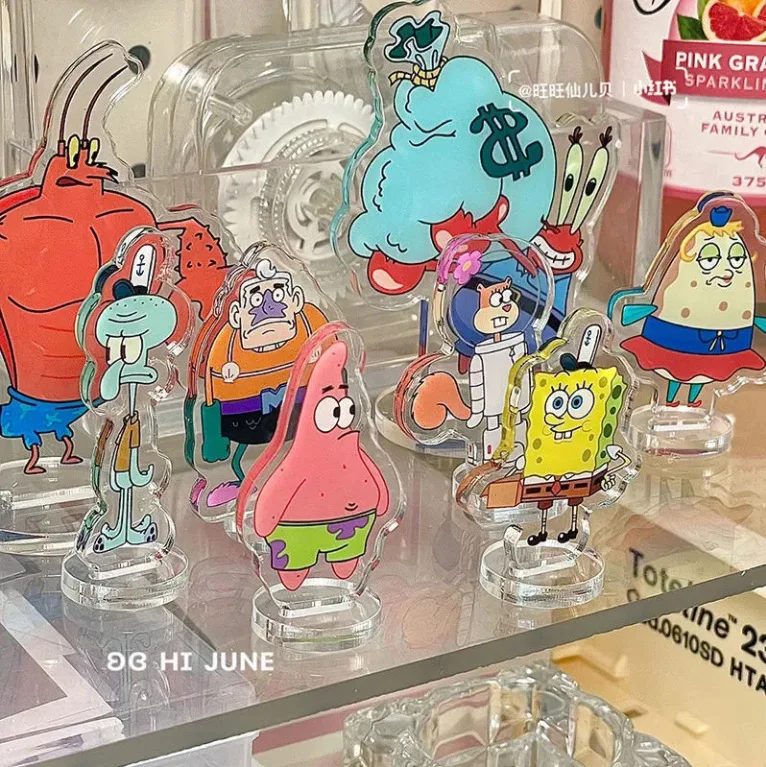 

41 Styles SpongeBob SquarePants Patrick Bikini Beach Residents Standing Brand Desktop Acrylic Funny and Creative Decorations