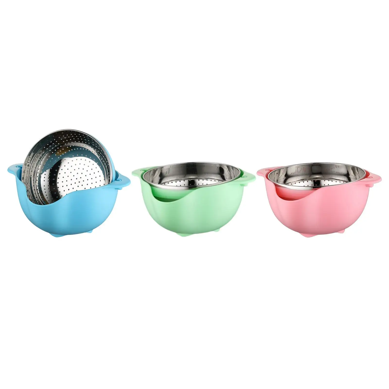 

Двухслойная дренажная корзина, многофункциональный вместительный пищевой контейнер