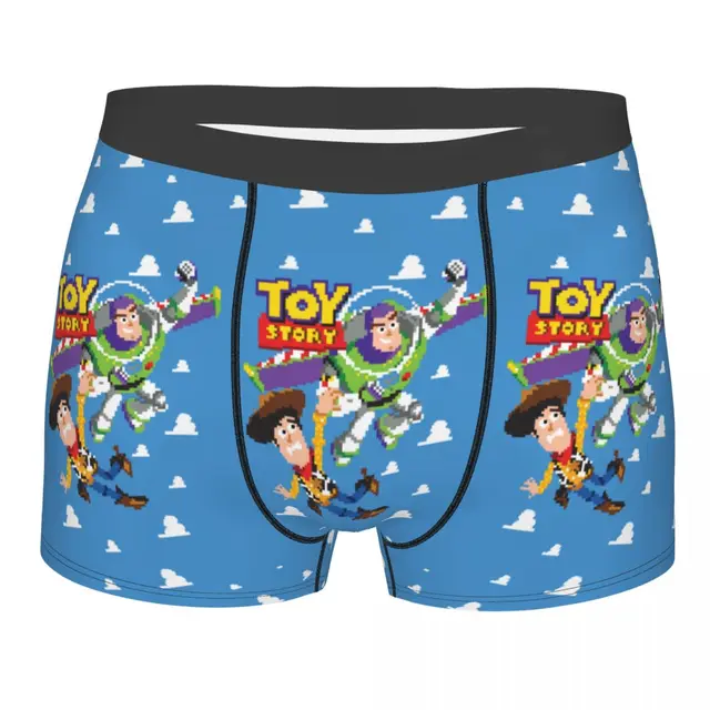 Toy Story 8Bit Woody And Buzz Underwear 1
