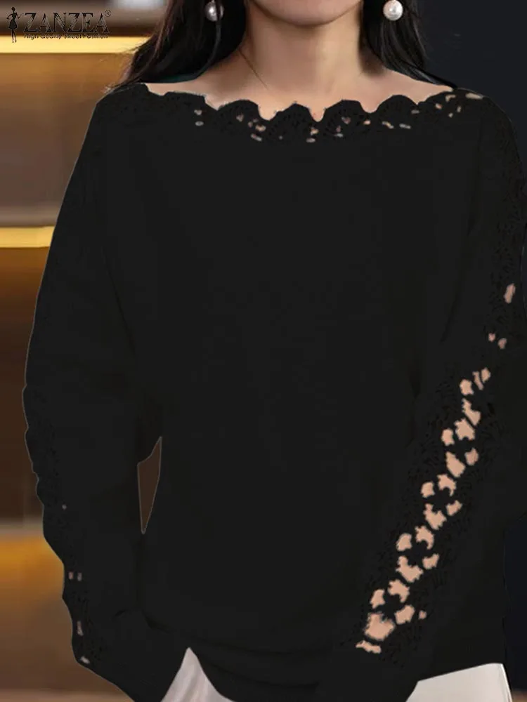 Autumn Sweaters Solid Elegant Pullovers for Women