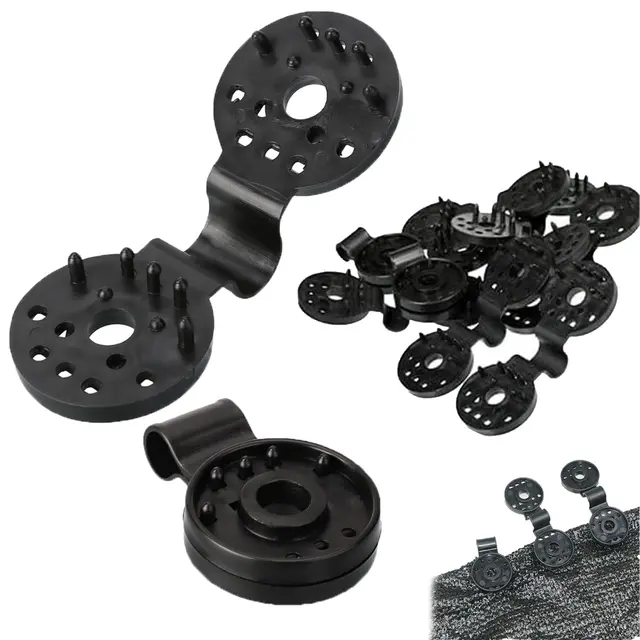 100Db Új Árnyékszövet Műanyag Klipek Háló Klip Nagy Teherbírású Reteszelő Markolat Különféle Napsütéses Hálóhoz