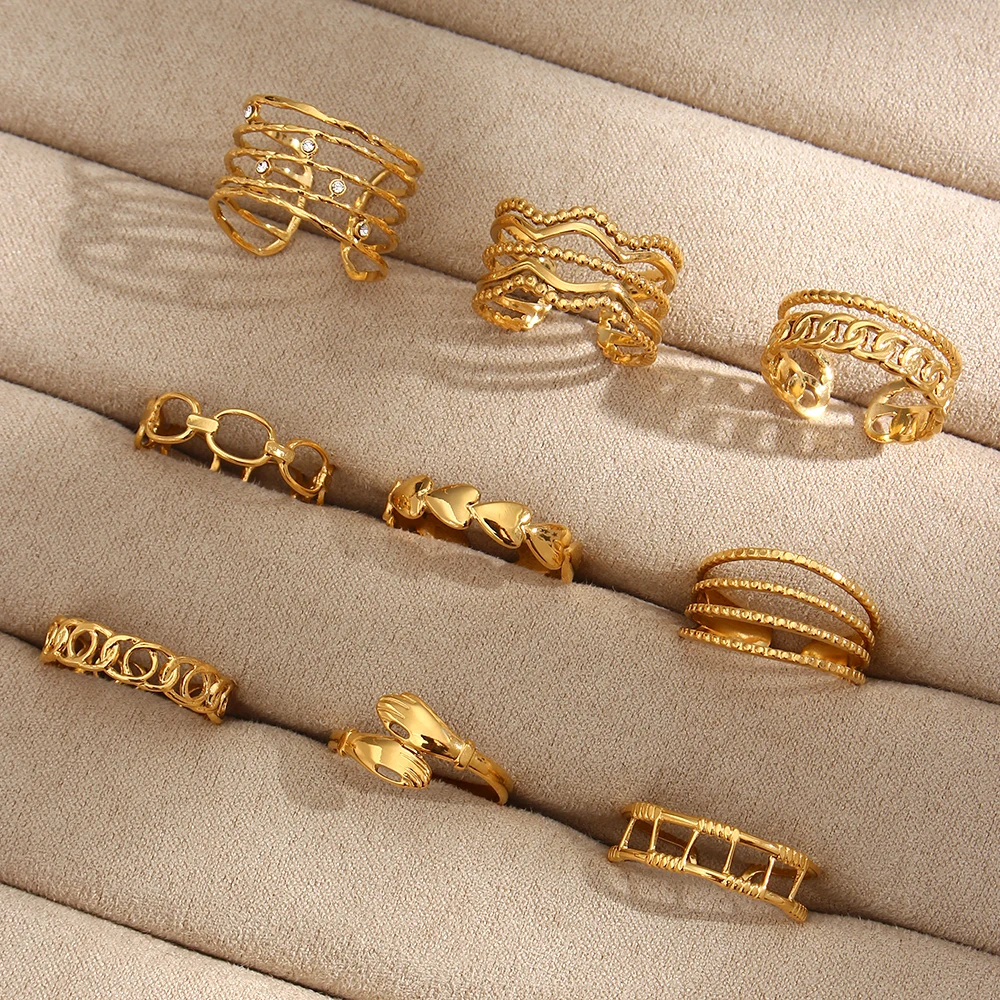 Basi Per Anelli Regolabili 10 Pezzi – In Acciaio Inossidabile, Per Cabochon - Foto 8