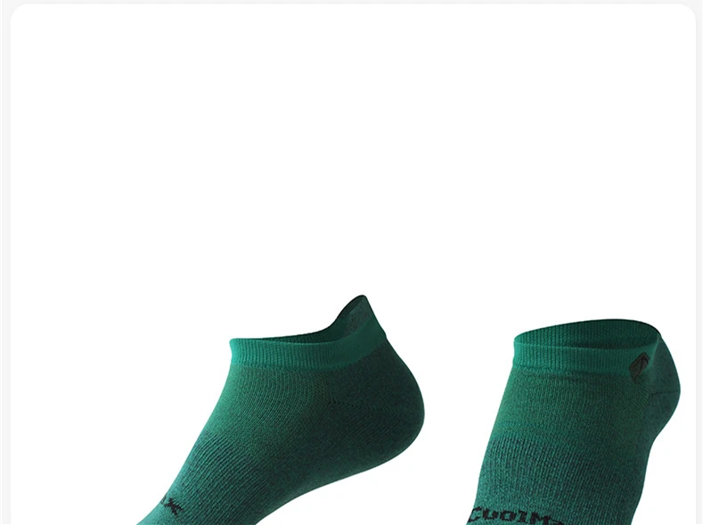 1 Paar Coolmax Bootssocken für Herren, einfarbig, atmungsaktive Baumwolle, schnell trocknend, schweißableitend, Elastizität, Fünf-Finger-Radsocken – Detail 6