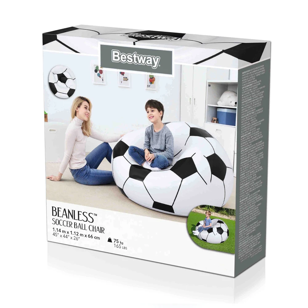 PVC Football Shaped Inflatable Chair for Home and Outdoor inflatable sofa