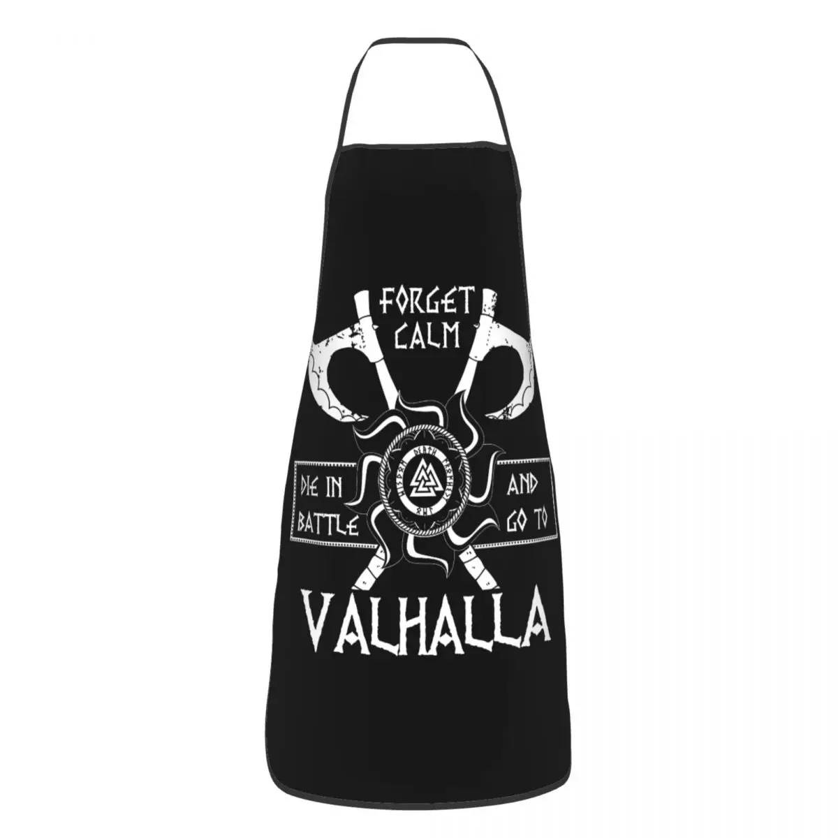 

Фартук унисекс с надписью «Die In Battle And Go To Valhalla Vikings»