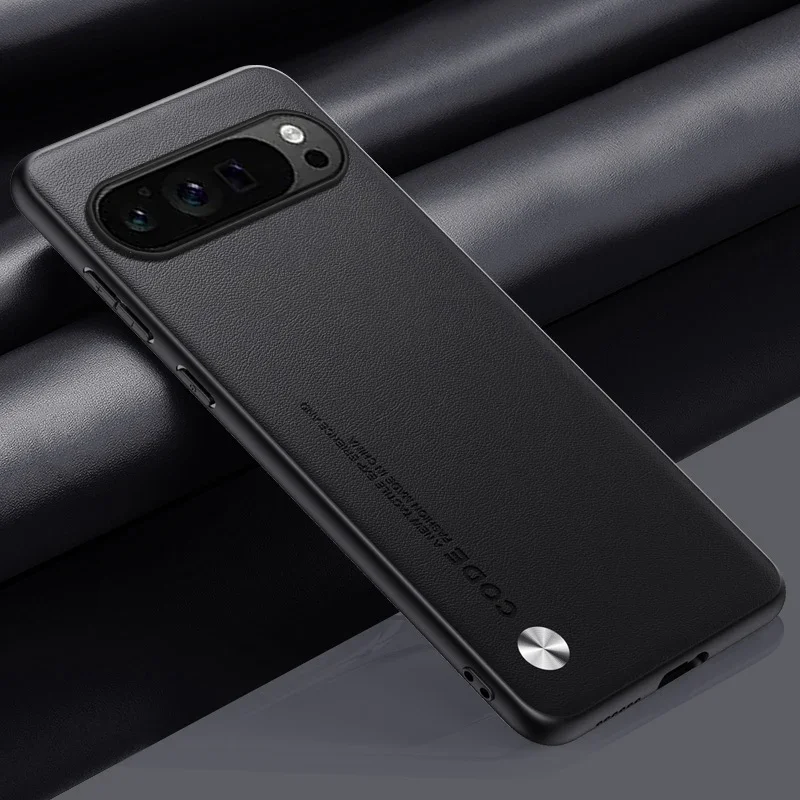 Premium Fashion Leather Shell - Lightweight Anti-Fingerprint & Shockproof Protective Case