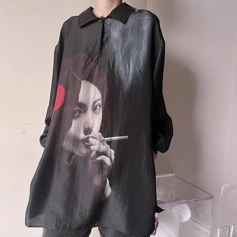 

23 Owen Yohji Japan Korean Style Clothes men's shirts for men oversize men's clothing
