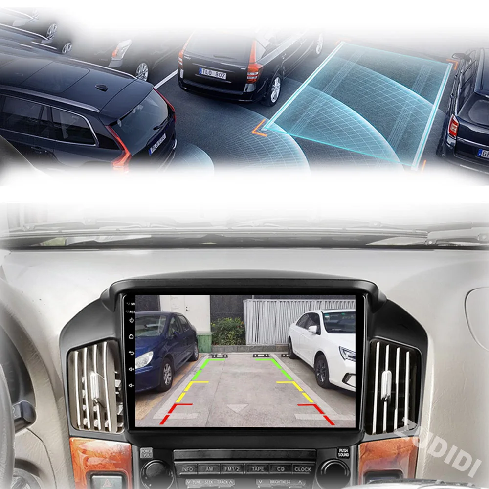 Android 16 para Lexus RX300/Toyota Harrier 1998 1997-2003 2din Radio de coche Autoradio reproductor Multimedia navegación estéreo GPS 6