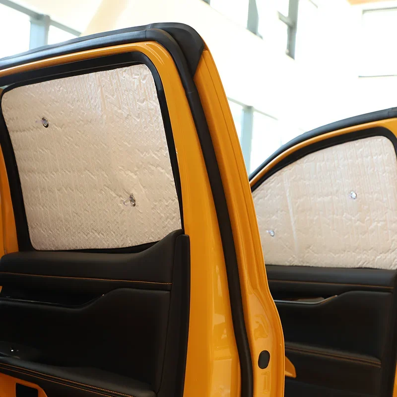 

For Ford Ranger Wildtrak 2023-2024 Aluminum Foil Car Front Windshield Full Window Glass Sun Protection Parasol Car Accessories