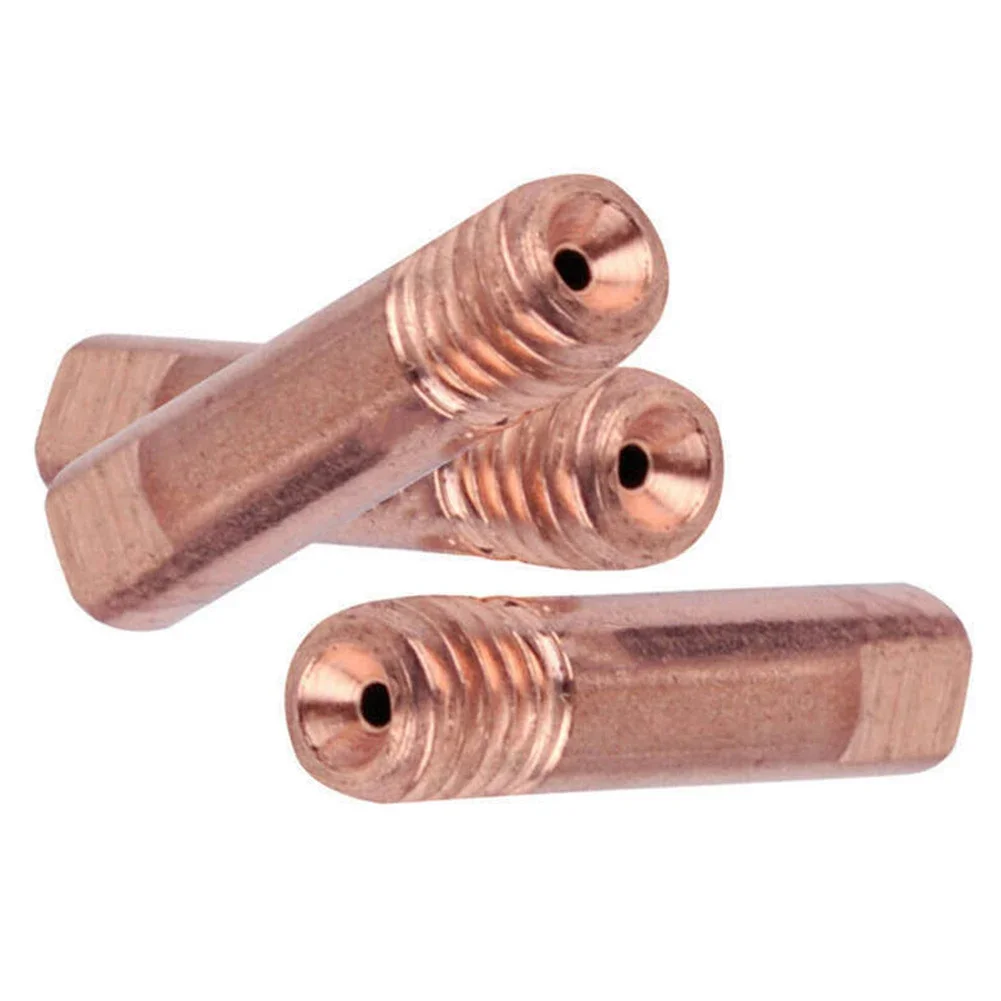 FTVOGUE 20 Stück Kupfer-Kontaktspitzen Für Binzel 15AK MIG/MAG-Schweißbrenner – 0,8 Mm Oder 1,0 Mm