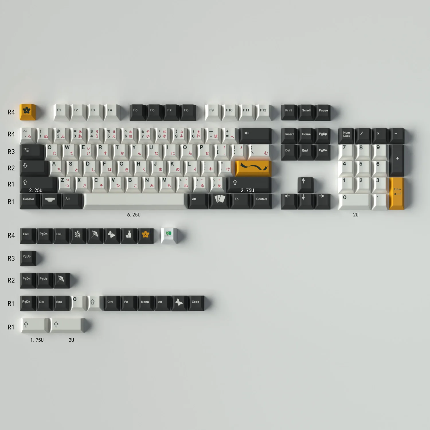 eva striker bingsu pbt keycap cherry perfil