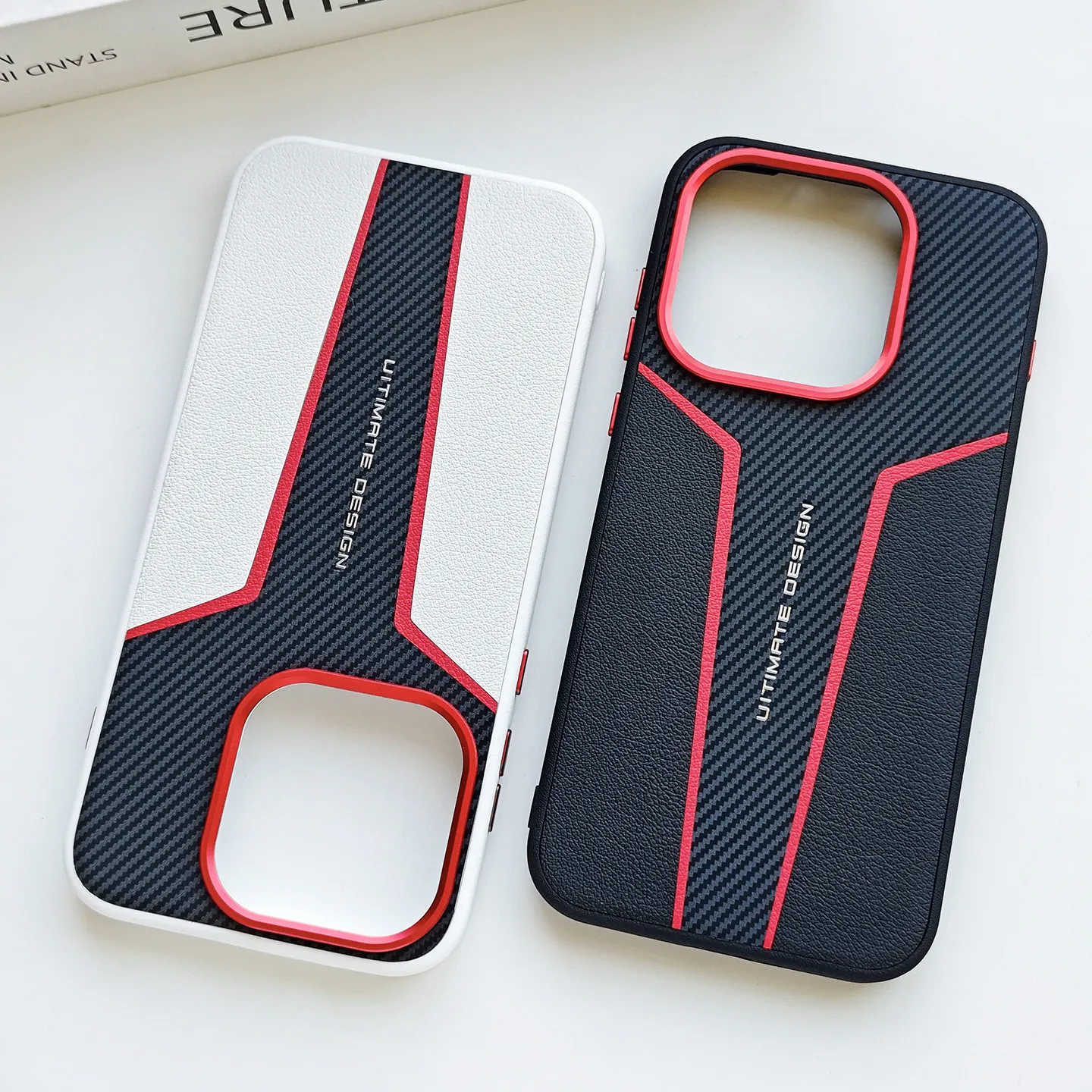 Elegant PU Leather Skin-Friendly Shockproof Phone Cover - Anti-Fall Protective Case with Enhanced Bumper Protection
