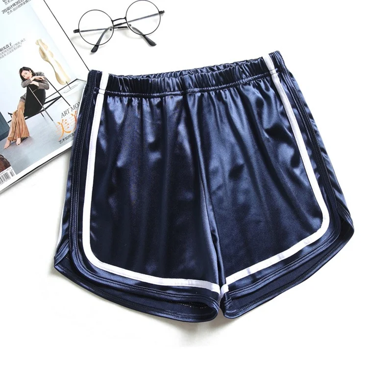 Summer Women Sleep Shorts Pajamas For Women Pajama Pants Y2k Shorts Pantalones Mujer Verano 2022 Pj Pants Satin Bottoms Pyjama_ecoleips.com