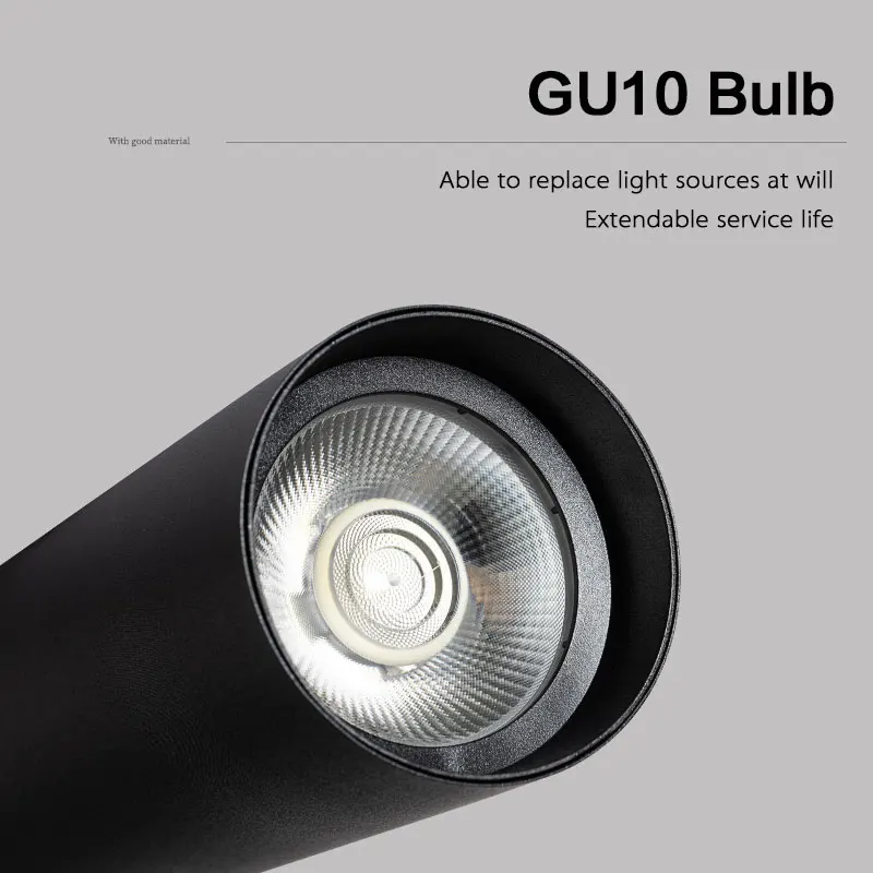 Hiiglxii Plug In Track Lighting With Power Cord, 8 Light LED Track - Foto 9