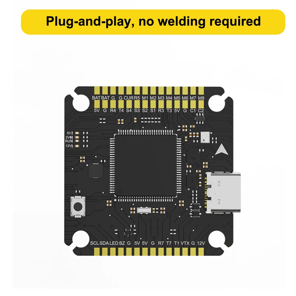 Axisflying H743 PRO Контроллер полета с двумя гироскопами 32-битный Plug-and-Play Детали для радиоуправляемых дронов FPV для гонок thumbnail 4
