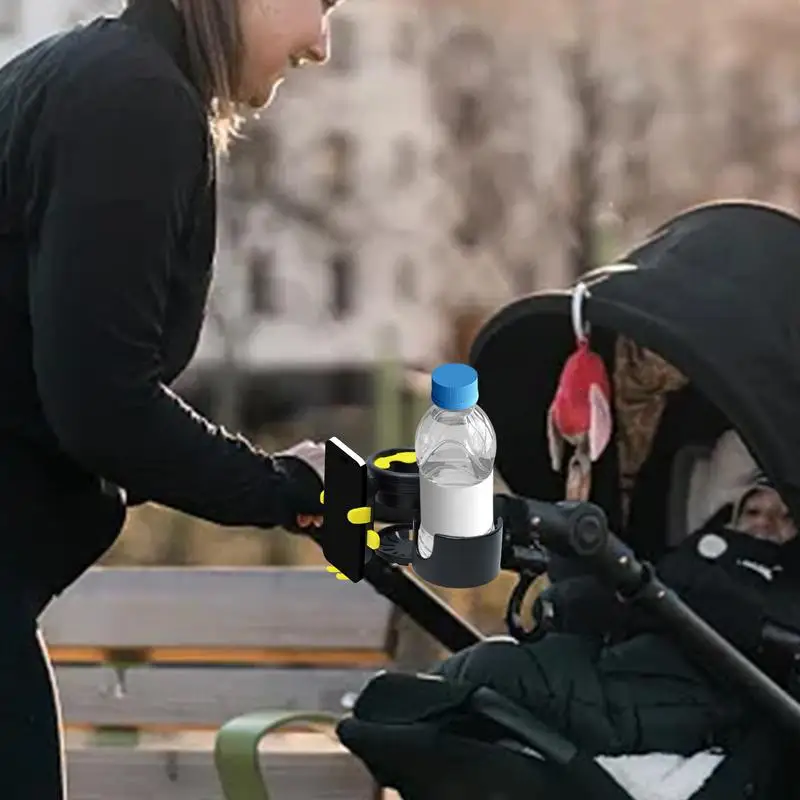 

Держатель для бутылки для инвалидной коляски, держатель для напитков с вращением на 360 градусов, держатель для напитков с телефоном