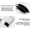 LOOGDEEL Ski Gloves Warm Winter Snowmobile Snow Snowboard Thermal Gloves Waterproof Touchscreen Function Windproof Plush Mittens 6