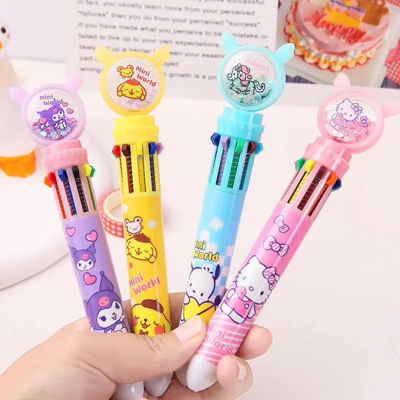 

1Pcs Sanrio Kawaii Anime Random Neutral Pen Hello Kitty Y2K Cute Cartoon Student Stationery Student Brush Homework Girls Gifts