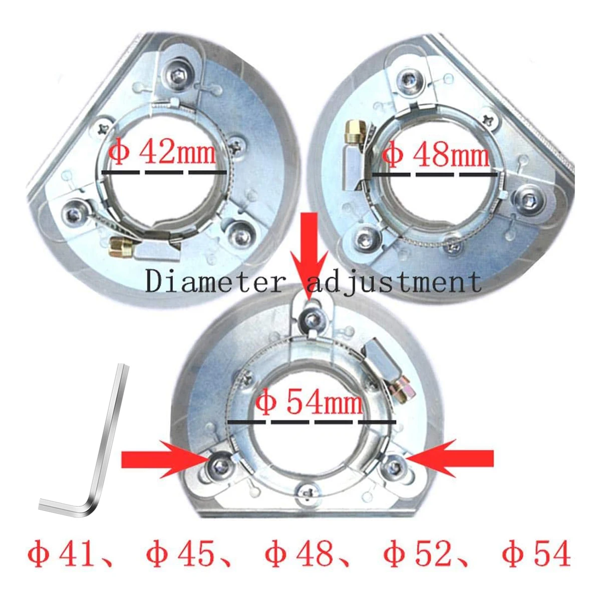 Cofano Protezione Per Smerigliatrici Angolari 115mm/125mm - Con Aspirazione Polvere - Foto 6