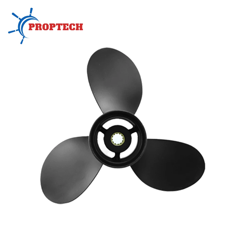 thumbnail image 2 of OUTBOARD PROPELLER FOR Tohatsu 8Hp 9.9Hp 8.5x9 Boat Ship Screw 3 Blade 2 of 10