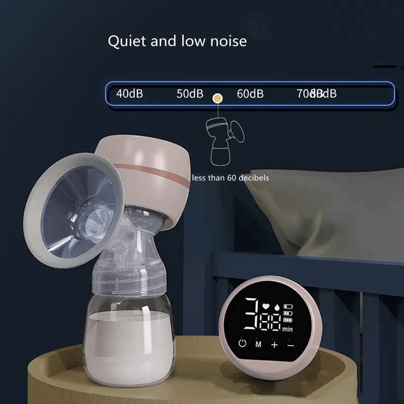 Electric breast pump intelligent all-in-one automatic breast pump breast massager silent breast pump breast milk milking bottle 3