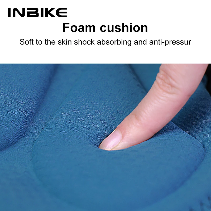 INBIKE Spring Men's Cycling Bibs Pants Bike Tights Leggings with 4 Pockets Men MTB Cycling Clothing Road Bike Mountain Toursers 5