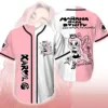 Summer Kids Cartoon Karol G Print Baseball Jersey T-shirt Harajuku Short Sleeve Tops Tees Fashion Clothing Men Baseball Uniform 1