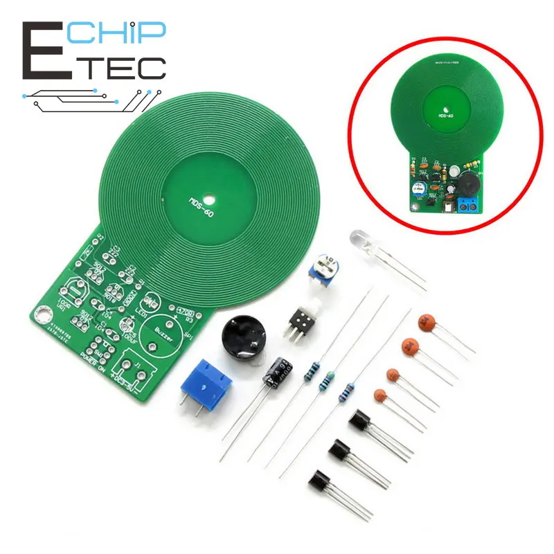 

1PCS/2PCS Metal Detector Assembly Electronic Assembly DC 3V-5V 60mm Non-contact Sensor Plate Module DIY