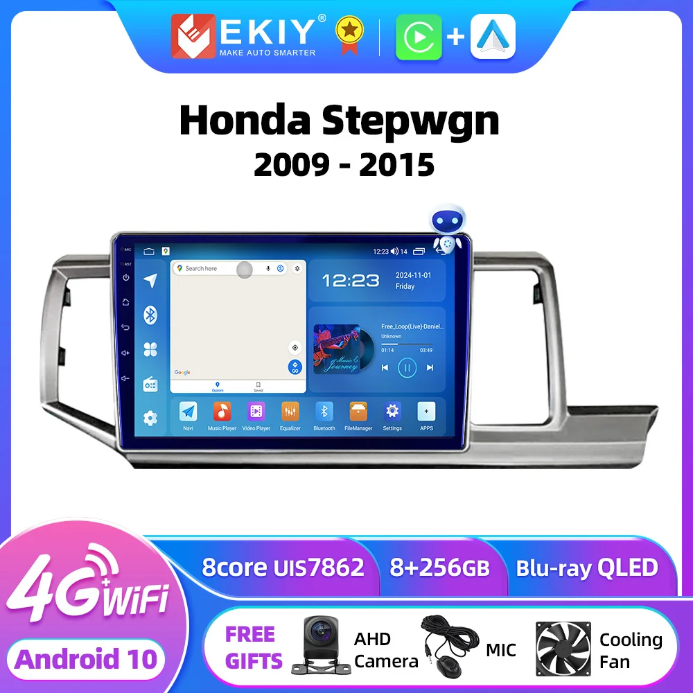 EKIY ホンダステップワゴン 2009-2015 ワイヤレス CarPlay