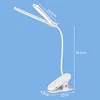 Led Learning Dedicated Small Desk Lamp Clip-On Eye Protection Student Dormitory Bedside Reading Usb Charging Clip Type Lamp 3