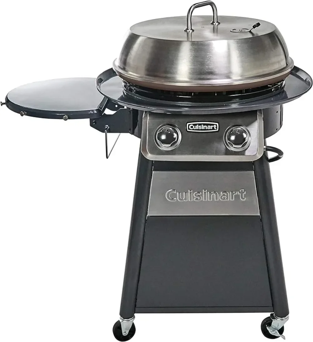 

Cuisinart CGG-888 Outdoor Stainless Steel Lid, 360° Griddle Cooking Center