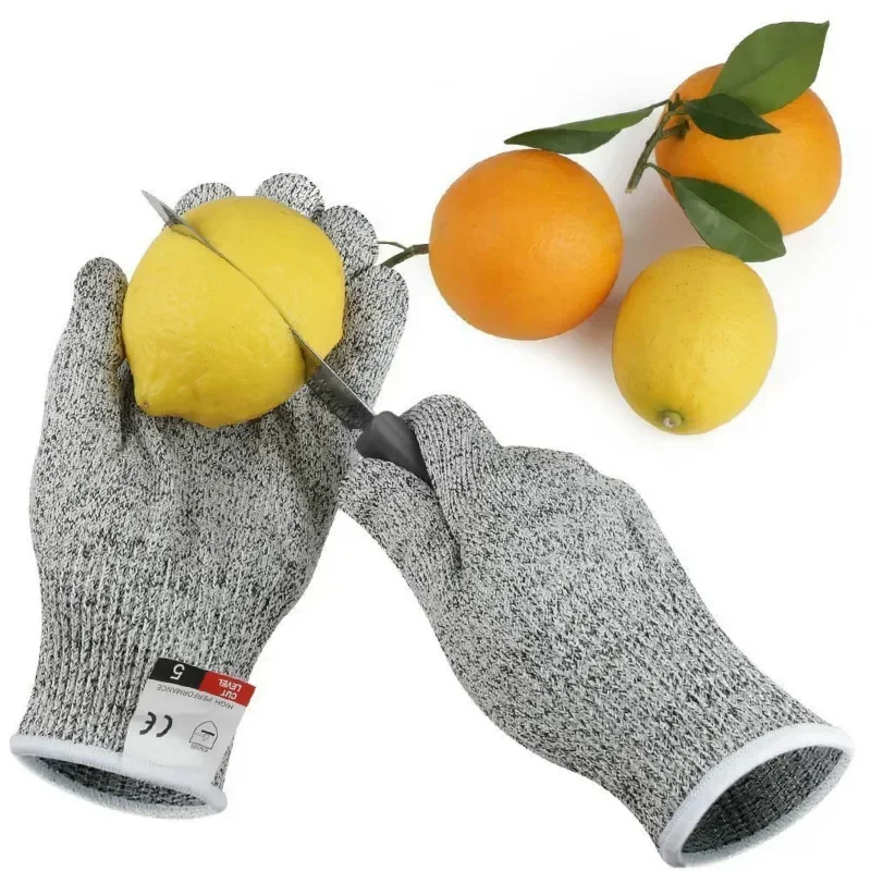 Fishing Gloves Anti-cut Outdoor Fishing Gloves Knife Cut Resistant Protection Touch Screen Anti-Slip Ultra-thin Steel Wire Mesh Gloves