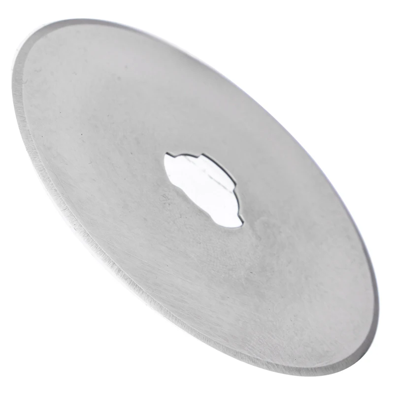 10pcs 28/45/60mm 로터리 커터 블레이드 원형 절단 패치 워크 패브릭 가죽 리필 블레이드 교체 바느질 퀼트 도구