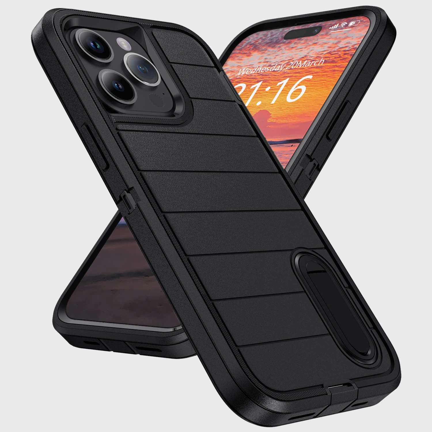 Phone 14 Heavy Duty Kickstand Case 3