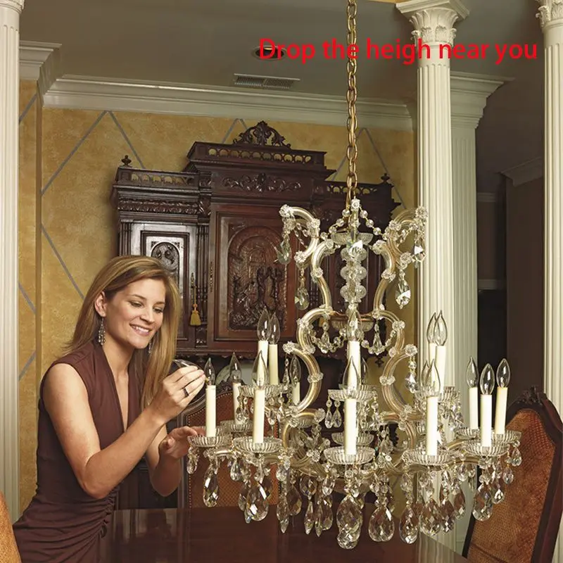 Description Picture 2 of itemDDJ50 50KGS(110lbs) 7m Auto Remote-controlled Hoist Chandelier Lighting Lifter Electric Winch Light Lifting System Lamp Motor