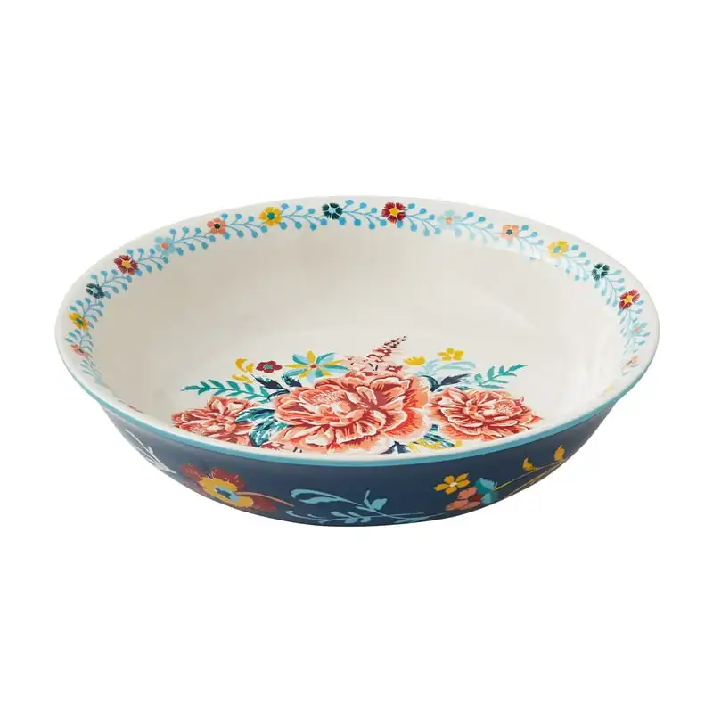 

Floral Stoneware Serve Bowl Bowl for soup посуда для кухни Roman noodle bowls with chopsticks Smiski plush Cute bo