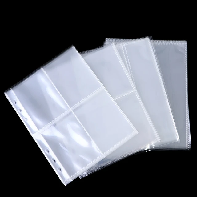 100 x A4 Clear Plastic Sheet Protector Sleeves ACID Free Suit 2 3 4 Ring  Binders